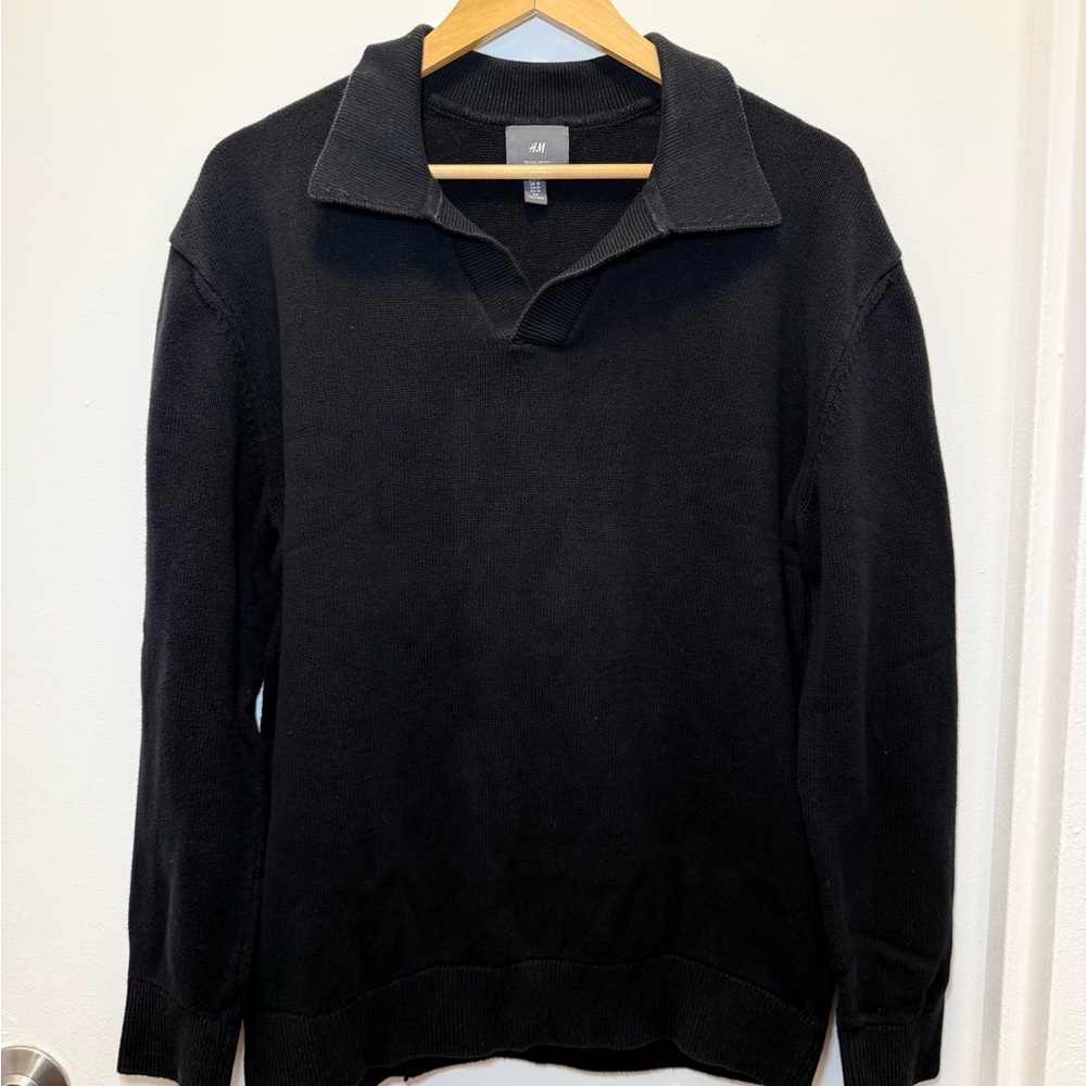 H&M Men's Sweater in Black